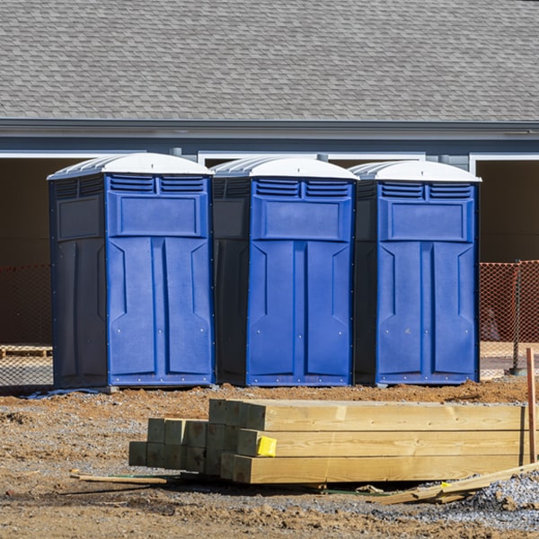 do you offer hand sanitizer dispensers inside the portable toilets in Colebrook New Hampshire